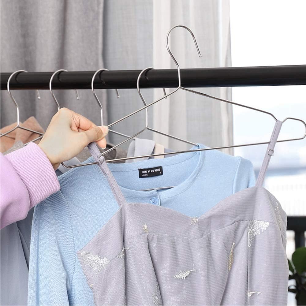 Stainless Steel Wire Hangers – 40 Pack