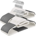 Slim Plastic Coat Hangers – 50 Pack