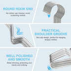 Stainless Steel Wire Hangers – 40 Pack