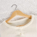 Natural Wooden Clothes Hangers – 30 Pack